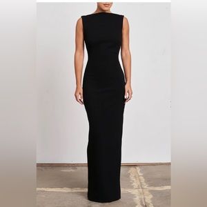 Effie Kats Verona gown in black